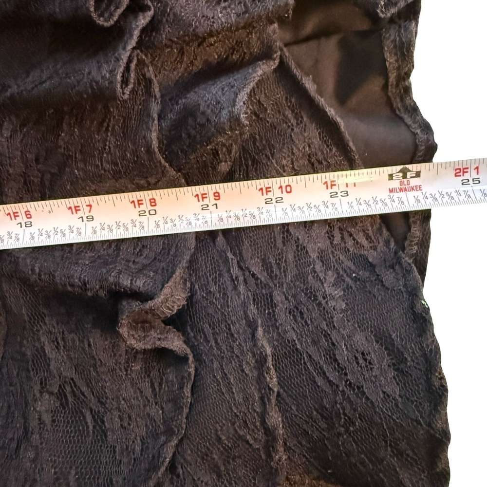 Urban Behavior Black Lace Strapless Micro Mini Dress Size M Y2K Clubwear - Picture 8 of 13